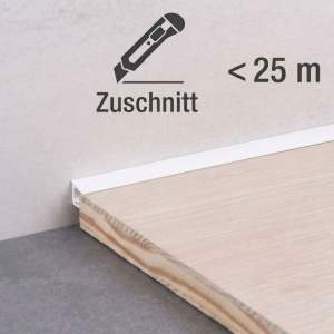 FINLIP Bodenabschlussprofil 10 mm - Kleinmenge/Zuschnitt