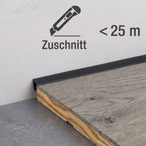 FINLIP Bodenabschlussprofil 10 mm - Kleinmenge/Zuschnitt