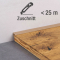 FINLIP Bodenabschlussprofil 10 mm - Kleinmenge/Zuschnitt
