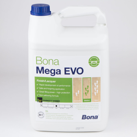 Bona Mega EVO Parkettlack matt 5 Liter - Sonderposten MHD 07/2026