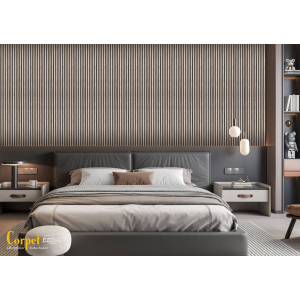 Corpet Acusticwall Espada Wandpaneel 2400 x 520 x 21,5 mm Lagos Modern Onyx